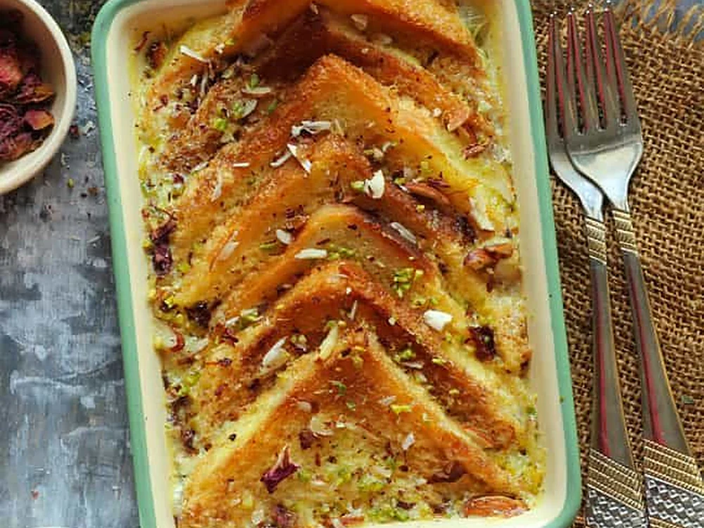 Double ka meetha, Hyderabadi bread pudding